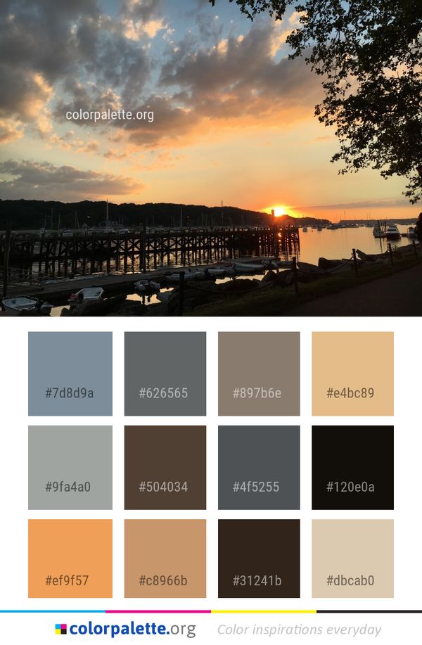 Sky Sunset Cloud Color Palette