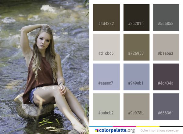 Nature Beauty Human Hair Color Color Palette