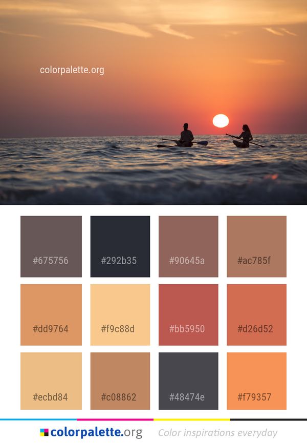 Sea Horizon Sky Color Palette