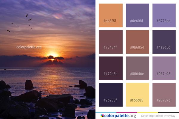 Sky Sea Body Of Water Color Palette