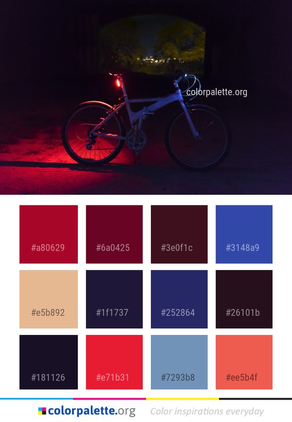 Bicycle Road Light Color Palette