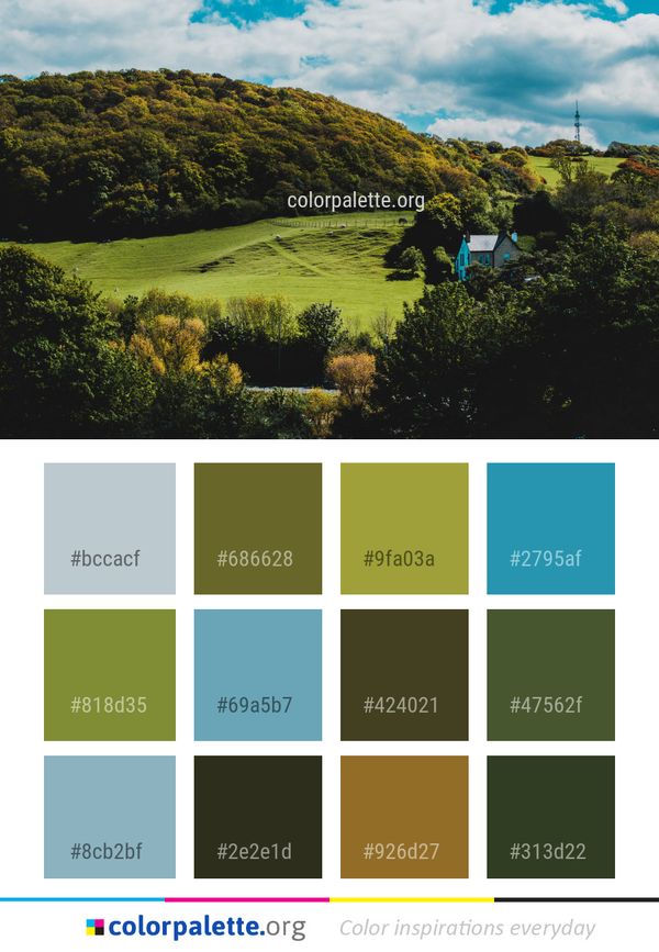 Nature Sky Cloud Color Palette