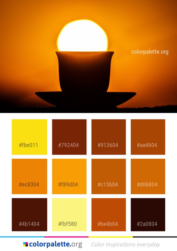 Orange Heat Daytime Color Palette