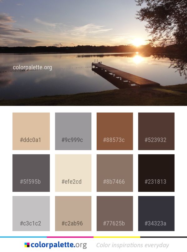 Reflection Lake Sky Color Palette
