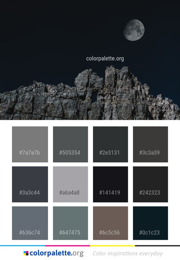 Moon Nature Sky Color Palette
