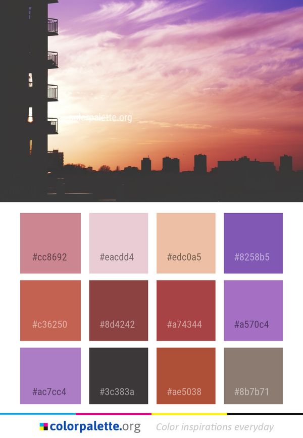 Sky Skyline Daytime Color Palette