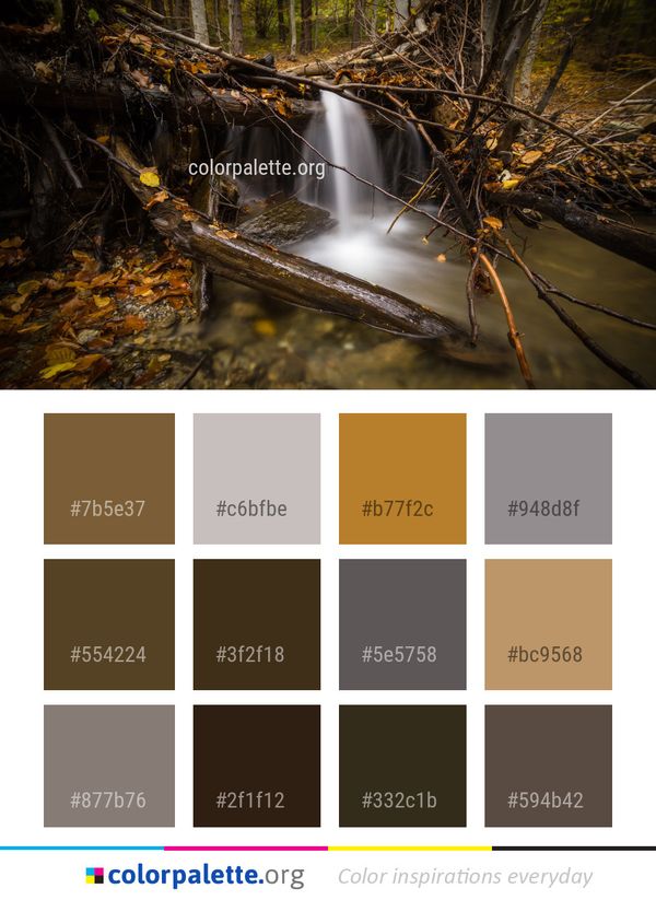 Water Nature Body Of Color Palette