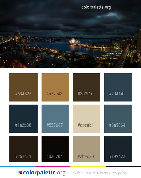 Cityscape City Sky Color Palette
