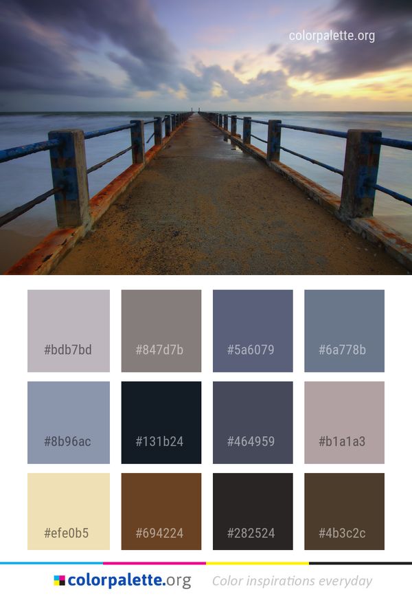 Cloud Sky Sea Color Palette
