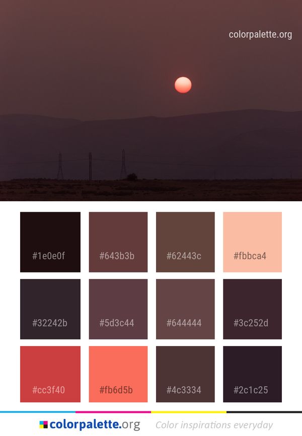 Sky Horizon Atmosphere Color Palette