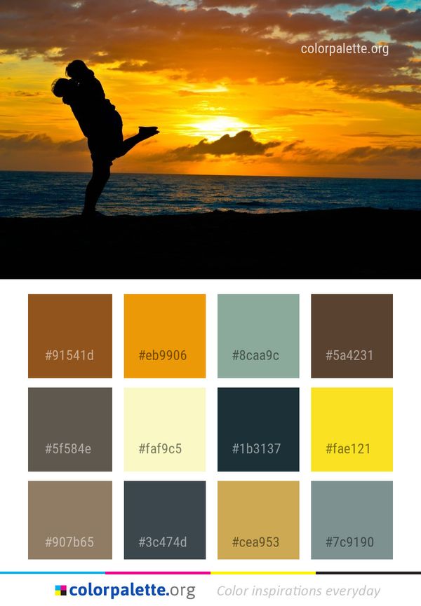 Sky Sea Horizon Color Palette
