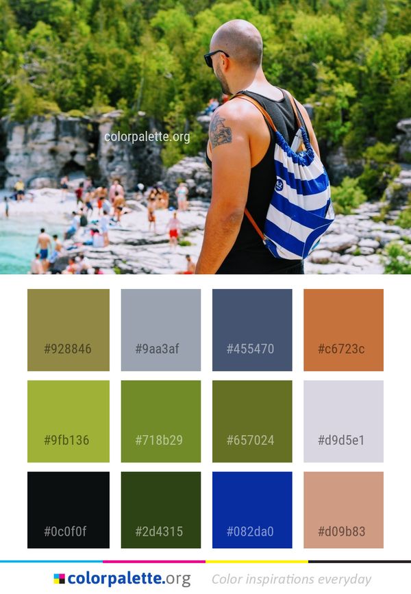 Water Tree Endurance Sports Color Palette