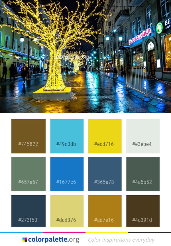 Reflection Urban Area Metropolitan Color Palette