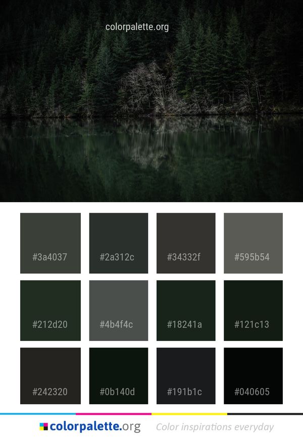 Reflection Water Nature Color Palette