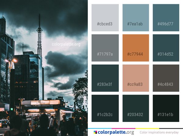 Sky Cityscape City Color Palette