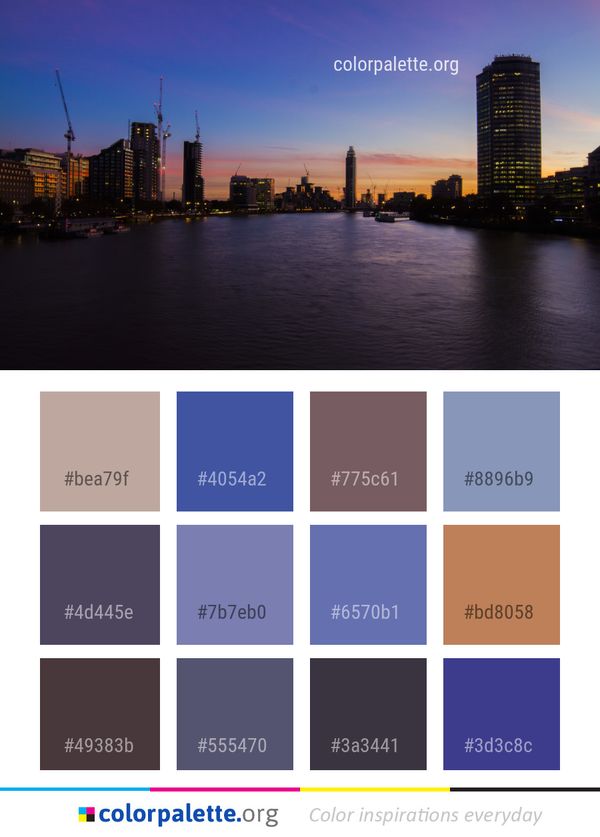 Skyline Cityscape City Color Palette