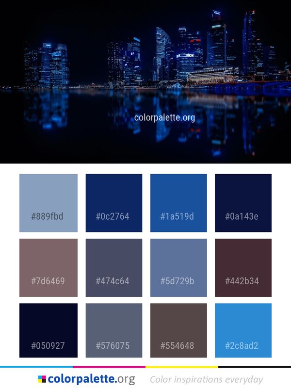 Cityscape Reflection City Color Palette
