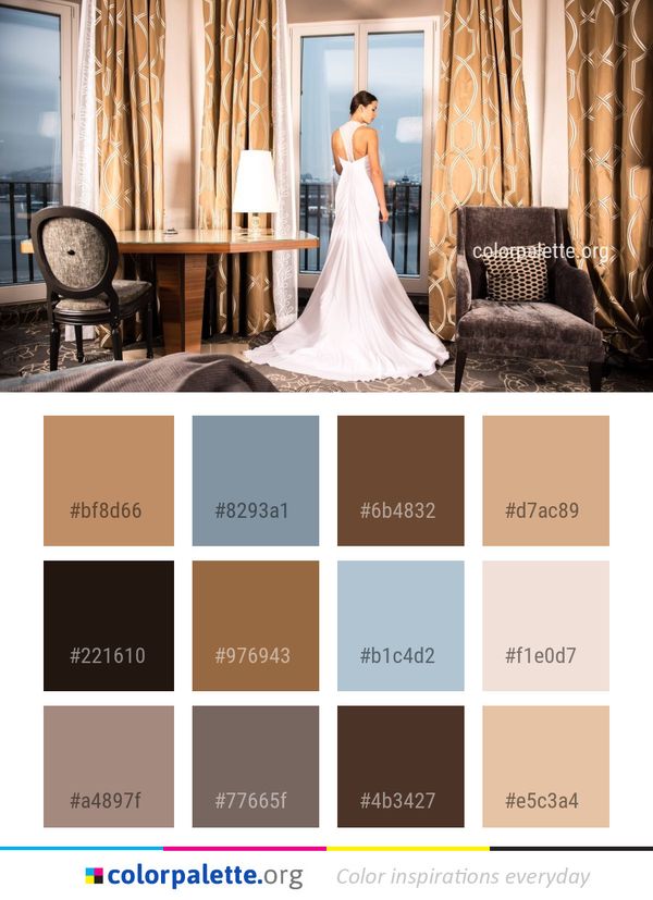 Gown Wedding Dress Bride Color Palette