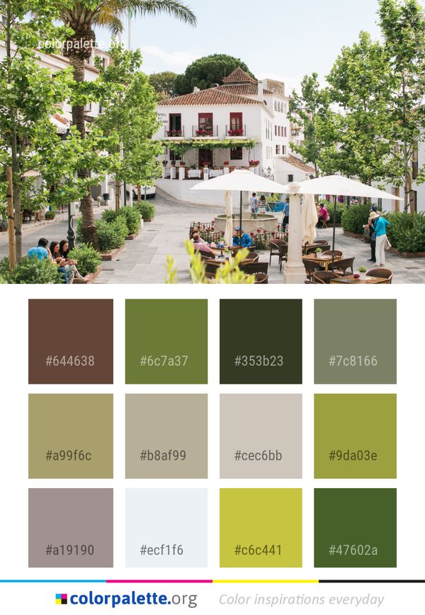 Mixed Use Neighbourhood City Color Palette