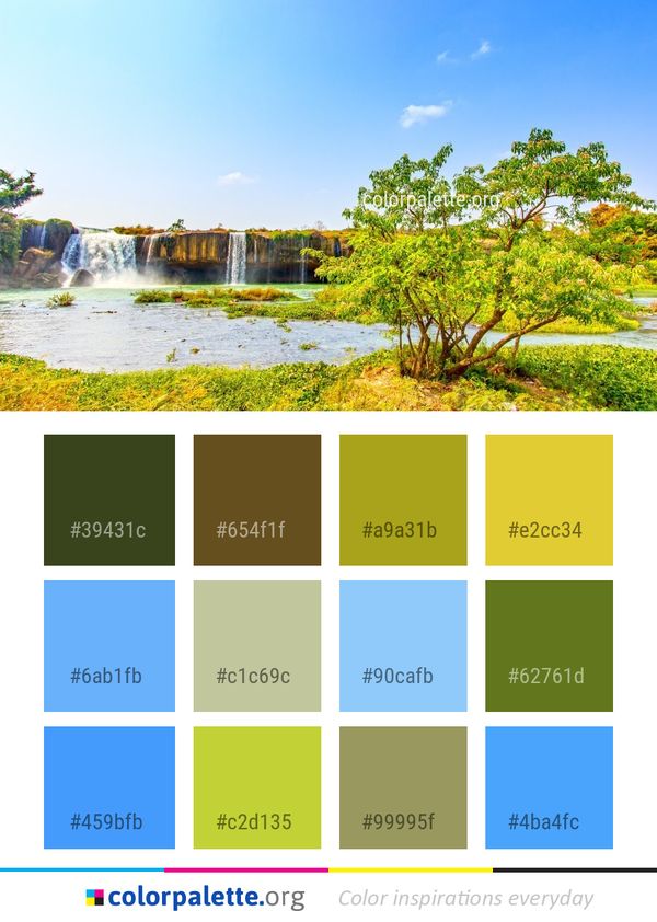 Nature Vegetation Reserve Color Palette