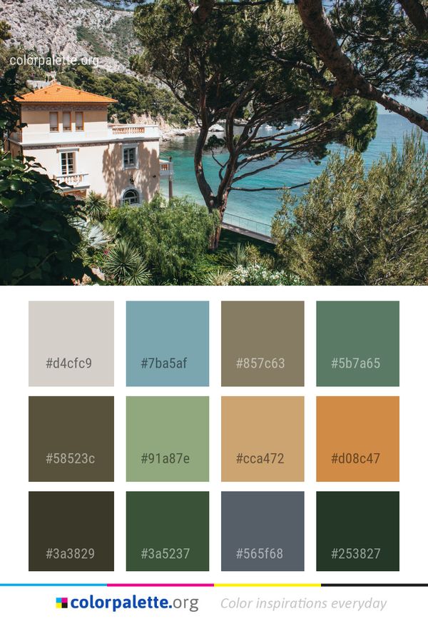 Property Tree Villa Color Palette