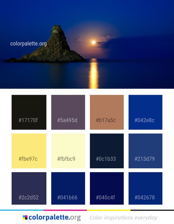 Reflection Calm Atmosphere Color Palette