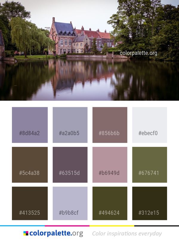 Reflection Waterway Water Color Palette