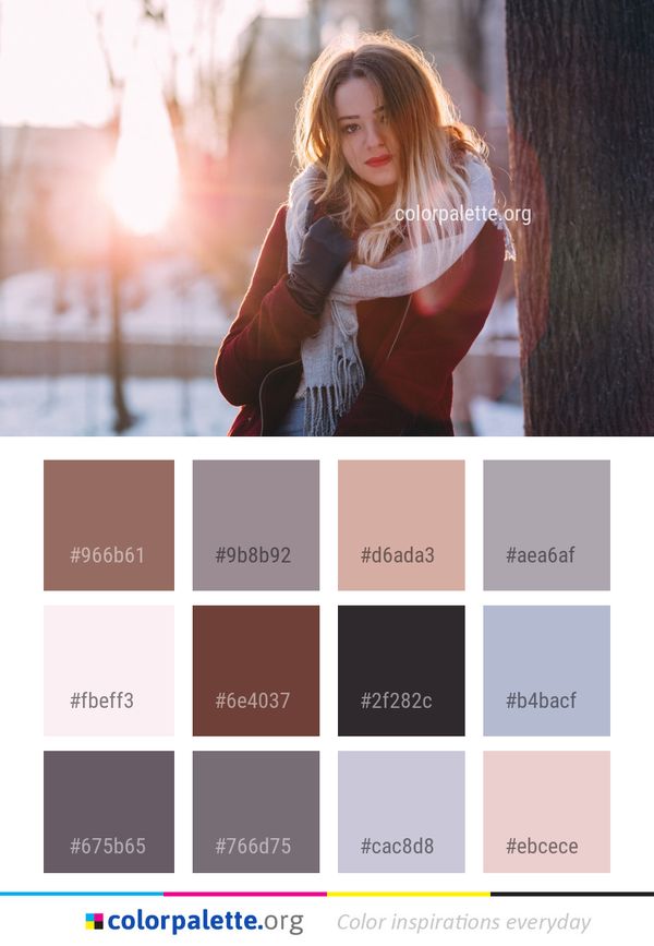 Hair Photograph Red Color Palette