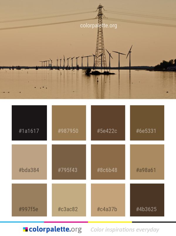 Sky Reflection Calm Color Palette
