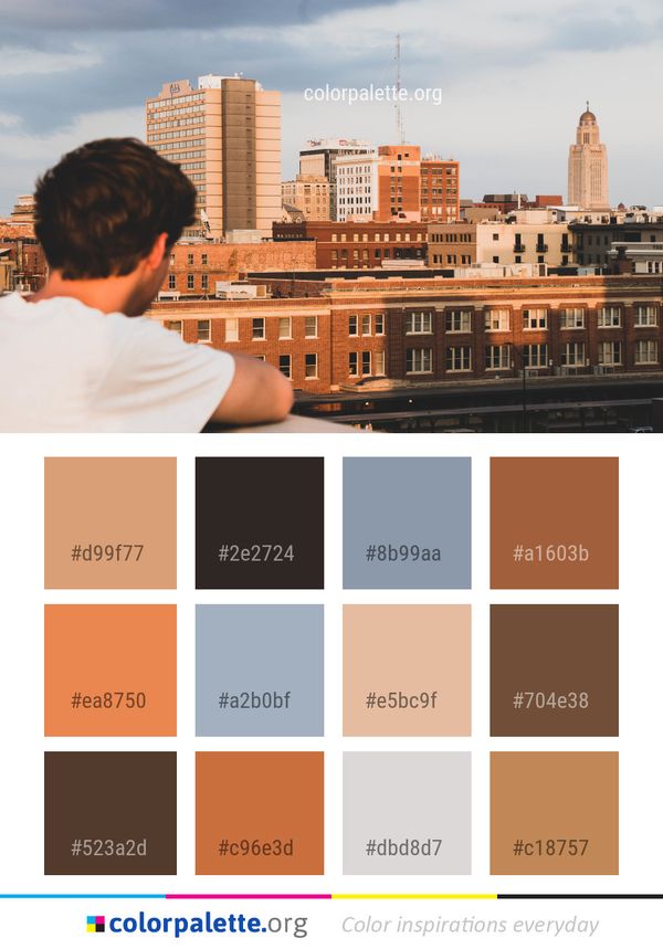 City Sky Urban Area Color Palette