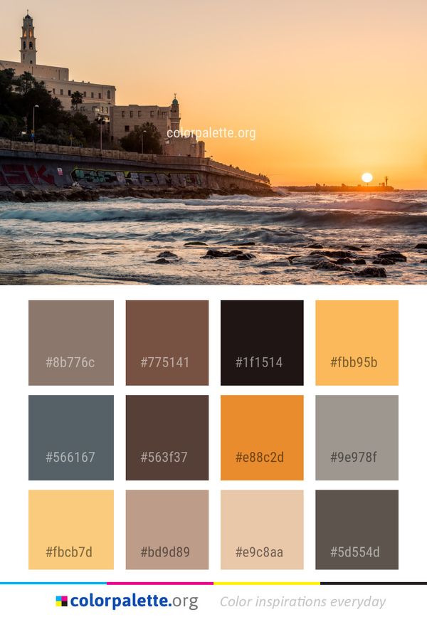 Sea Body Of Water Sky Color Palette