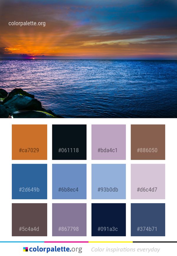 Sea Sky Horizon Color Palette