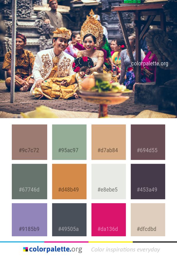 Tradition Ritual Temple Color Palette