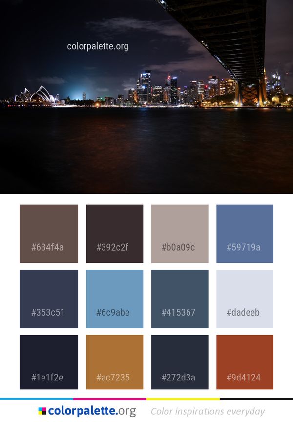 Cityscape Reflection City Color Palette