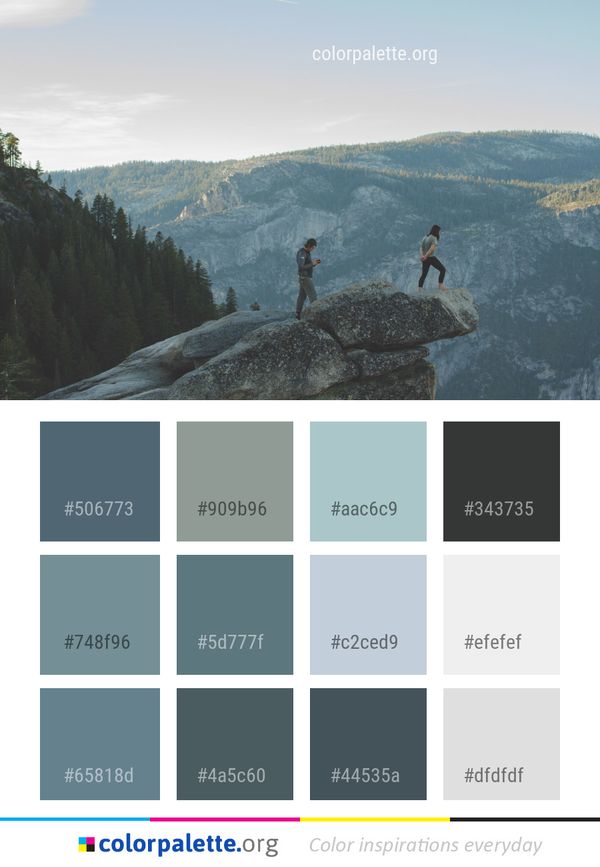 Mountainous Landforms Ridge Mountain Color Palette