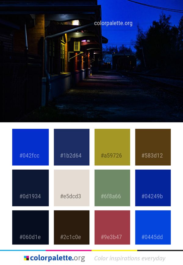 Night Darkness Sky Color Palette