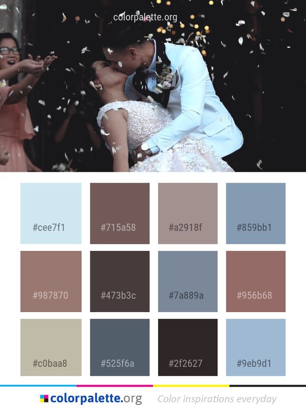 Photograph Woman Bride Color Palette