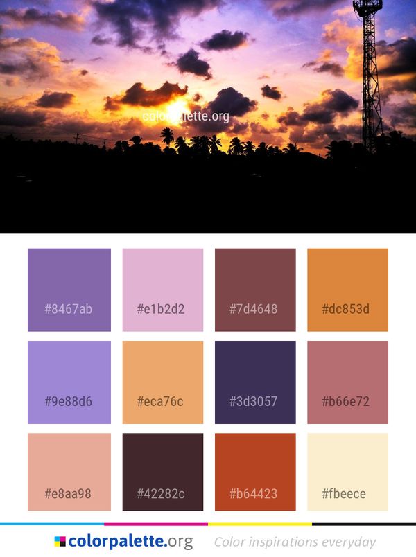 Sky Cloud Atmosphere Color Palette