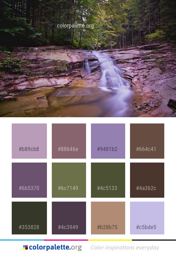 Water Nature Body Of Color Palette