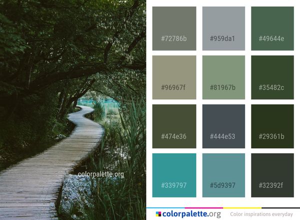 Water Waterway Nature Color Palette