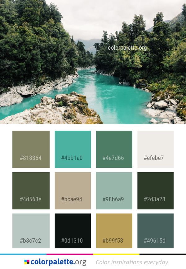 Nature Water Resources Color Palette