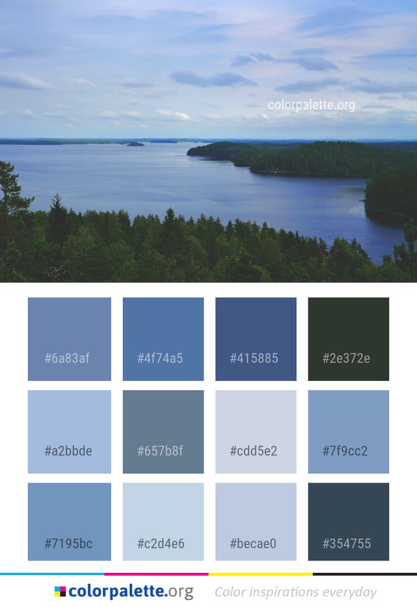 Sky Loch Horizon Color Palette