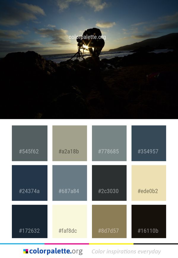 Sky Mountainous Landforms Cloud Color Palette