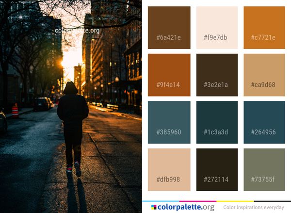 Urban Area Photograph Sky Color Palette