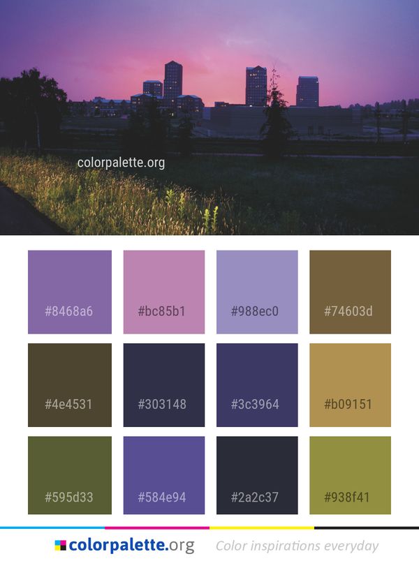 Skyline Sky City Color Palette
