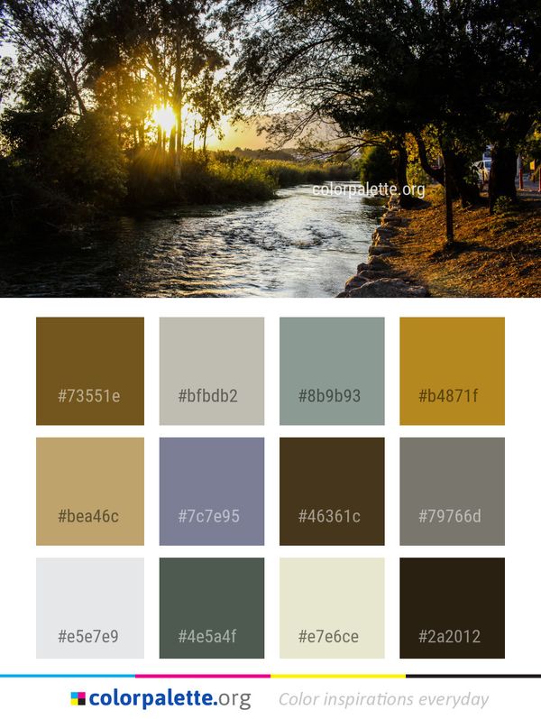 Water Nature Waterway Color Palette