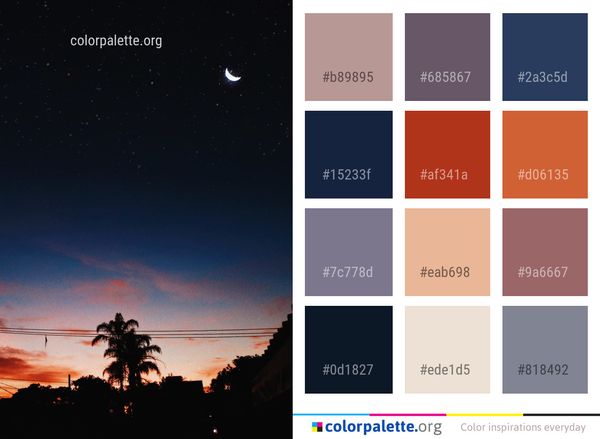 Sky Nature Atmosphere Color Palette