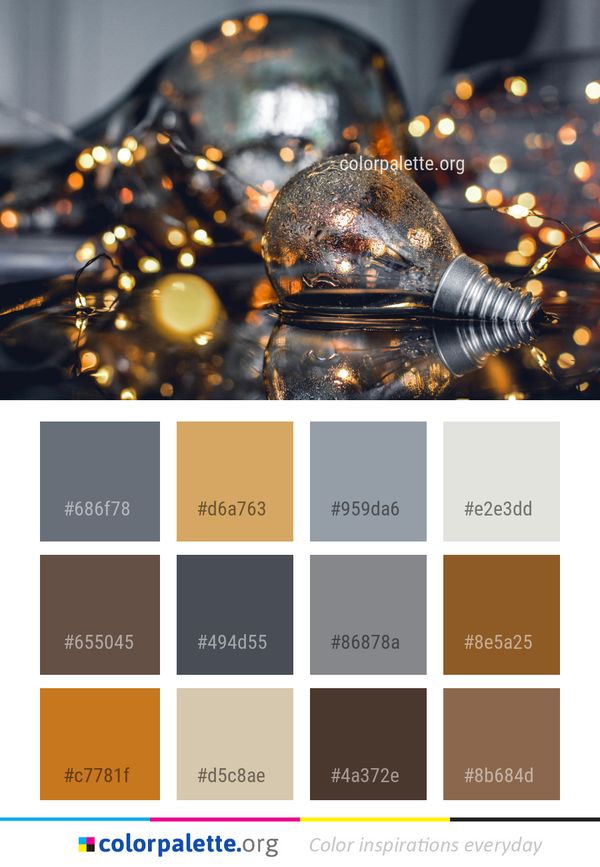 Reflection Water Close Up Color Palette