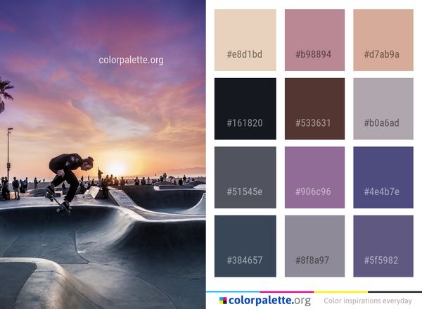 Sky Cloud Water Color Palette