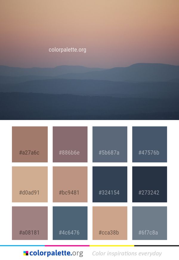 Sky Horizon Dawn Color Palette